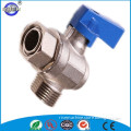 Nickel plated special function forged brass angle ball valve